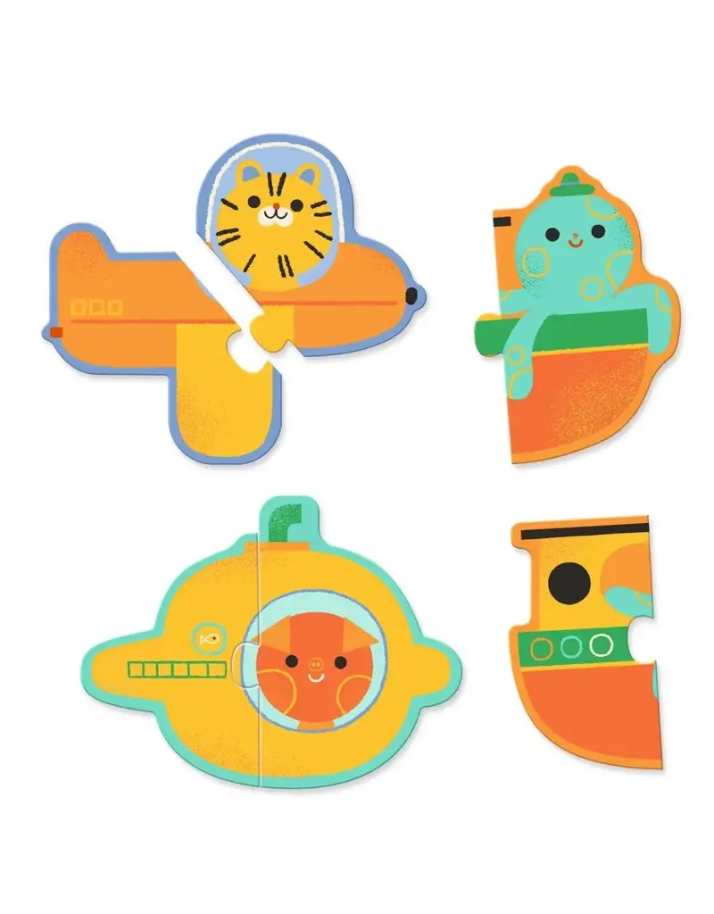 Djeco Puzzel Duo Voertuigen