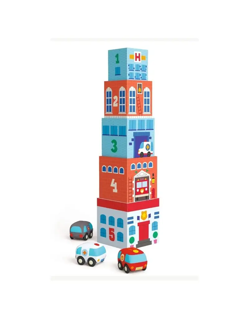 Djeco Stapelblokken TopaniCar