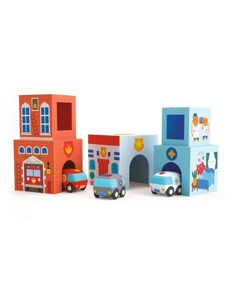 Djeco Stapelblokken TopaniCar