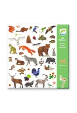 Djeco 160 Stickers Fauna