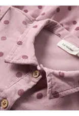 Lil' Atelier Somba Loose Cord Dress Violet Ice Dots