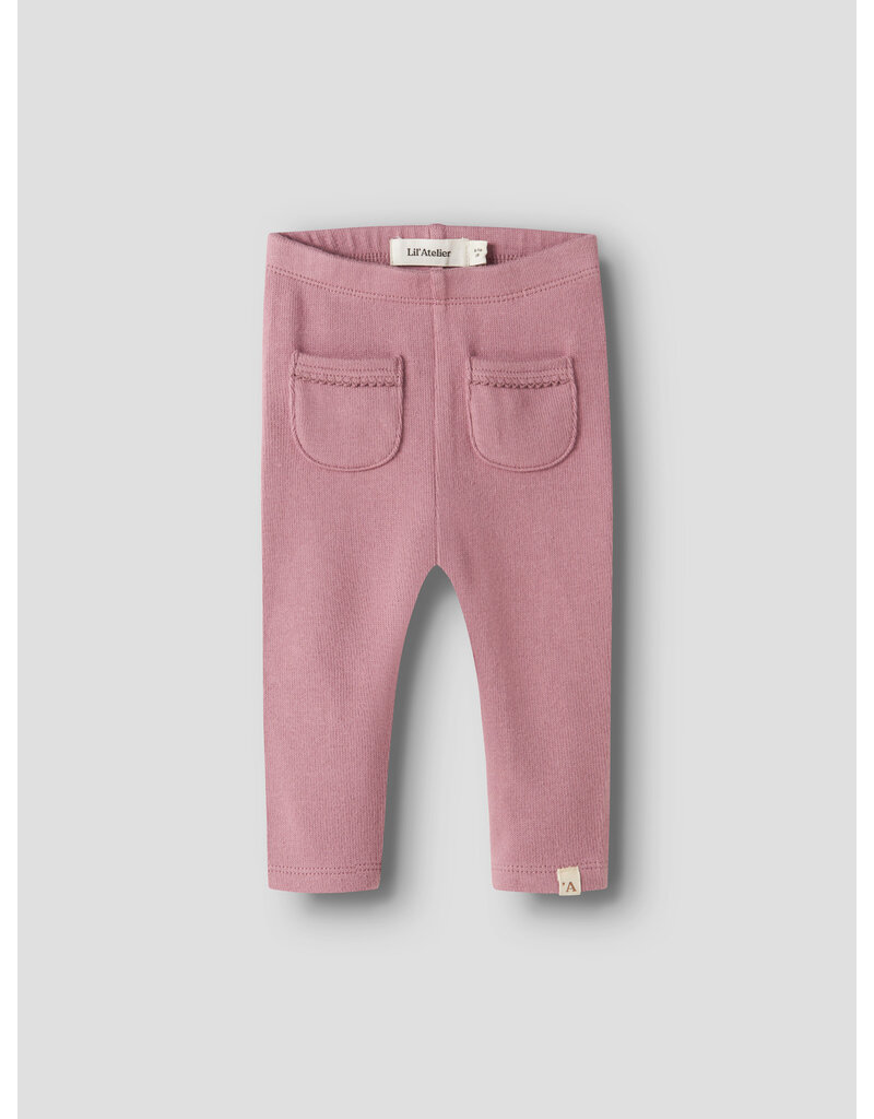 Lil' Atelier Thora Huk Slim Legging Nostalgia Rose