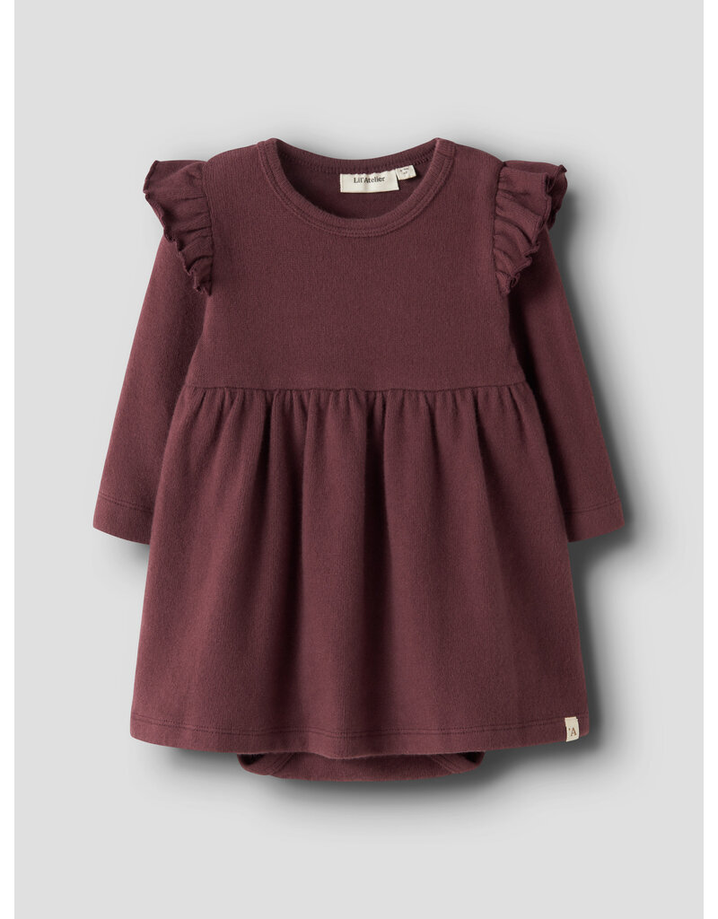 Lil' Atelier Thora Hun Body Dress Catawba Grape