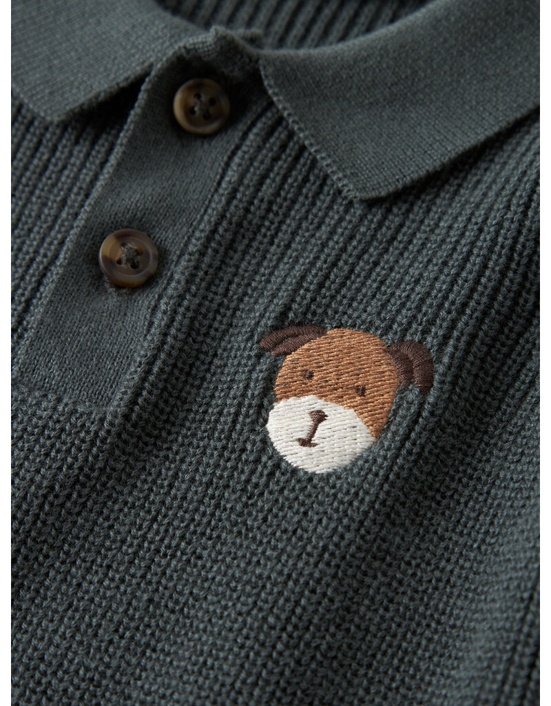 name it Tant Knit Polo Urban Chic