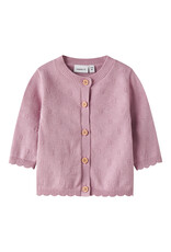 name it Sully Knit Cardigan Keepsake Lilac