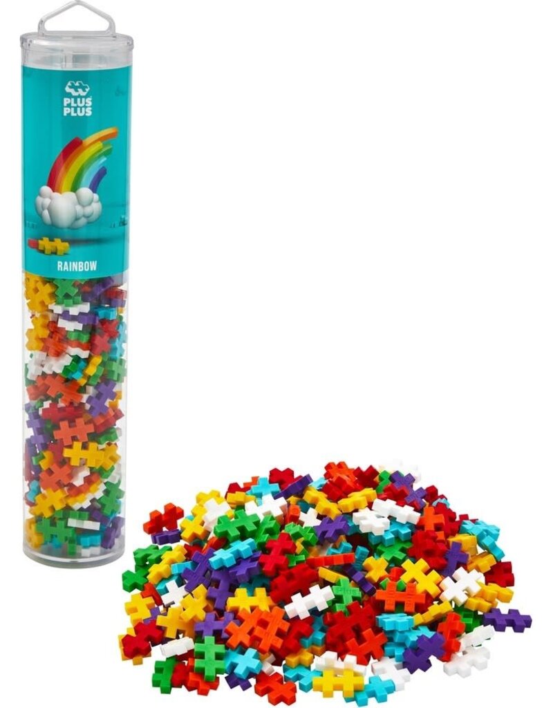 Plus Plus Tube regenboog 240 stuks