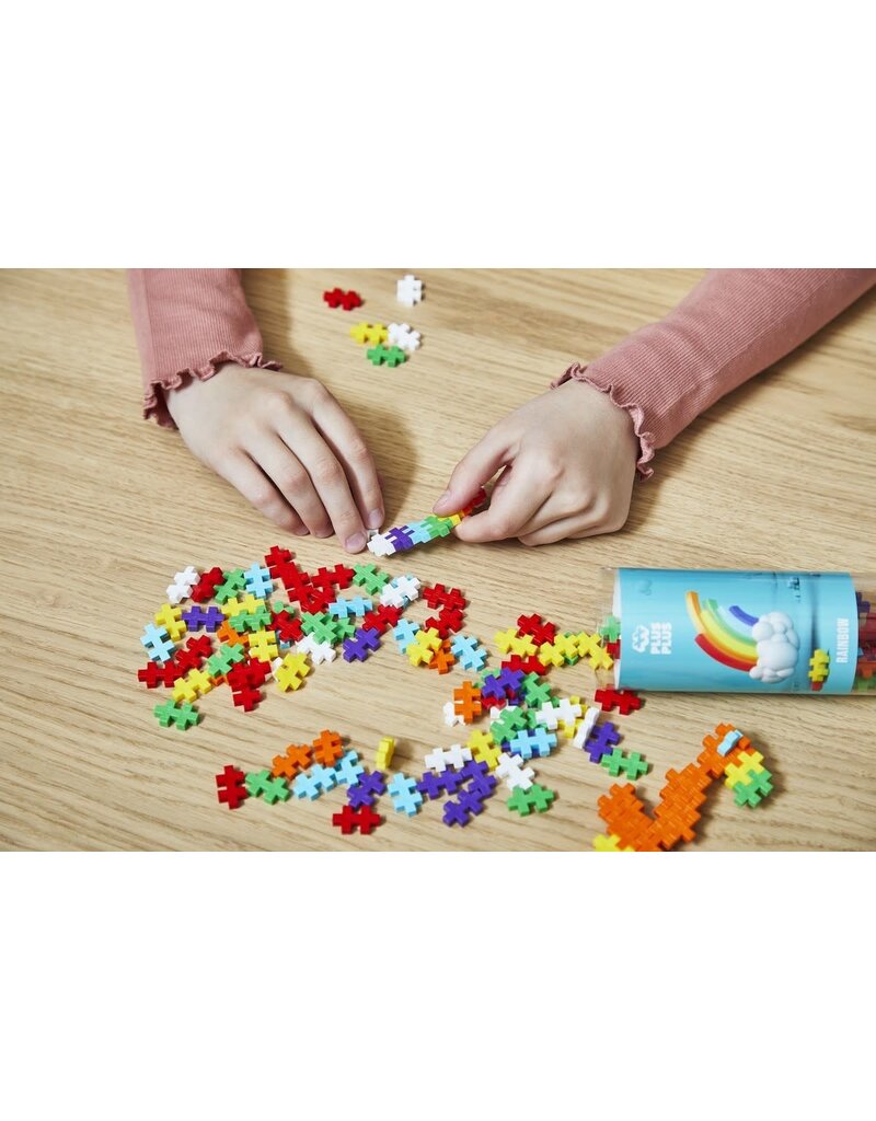 Plus Plus Tube regenboog 240 stuks