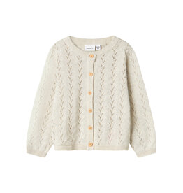 name it Bannie Knit Cardigan Peyote Melange