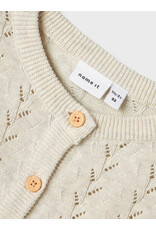 name it Bannie Knit Cardigan Peyote Melange