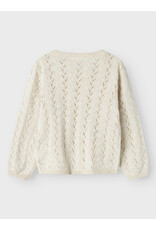 name it Bannie Knit Cardigan Peyote Melange