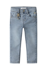 name it Theo Thayer Key Pants Light Blue Bleached Denim