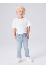 name it Theo Thayer Key Pants Light Blue Bleached Denim