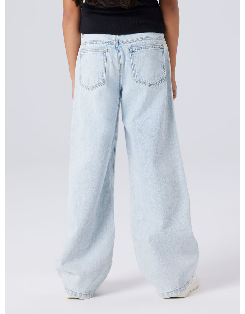 name it Rose Wide Jeans Light blue Denim