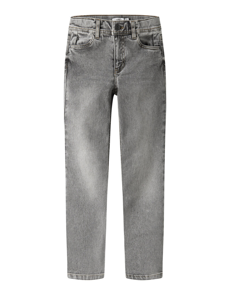 name it Theo Slim Jeans Light Grey Denim