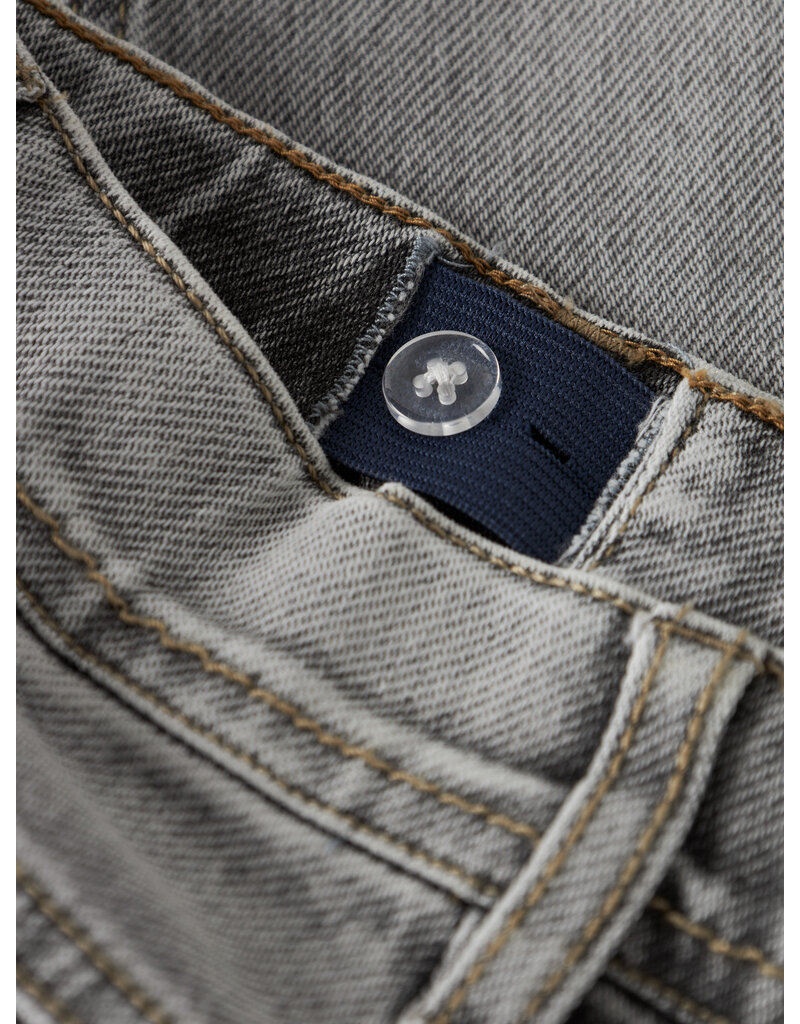 name it Theo Slim Jeans Light Grey Denim