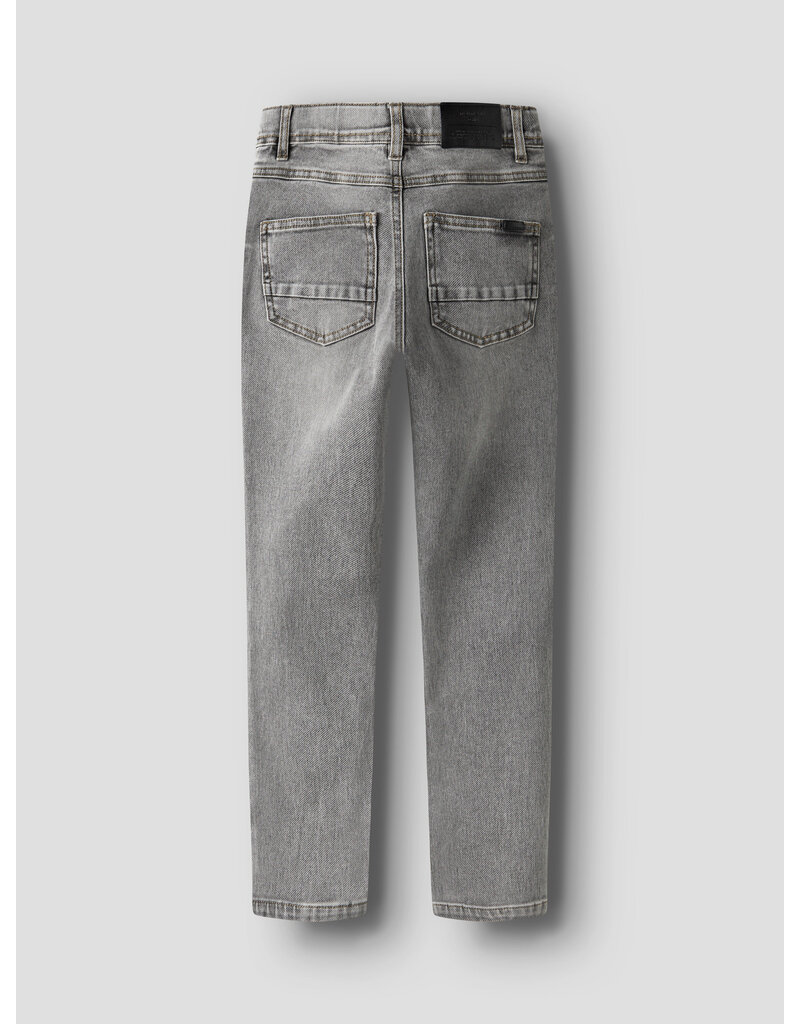 name it Theo Slim Jeans Light Grey Denim