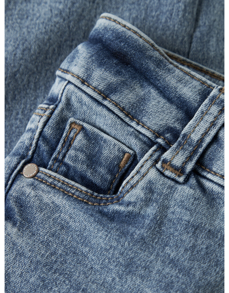 name it Polly Skinny Jeans Medium blue Denim mini