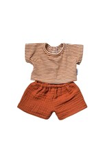 Hollie Kledingset Sam caramel stripes