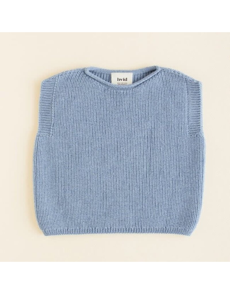 Hvid Harvey Vest Light Blue