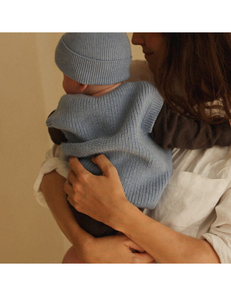 Hvid Harvey Vest Light Blue