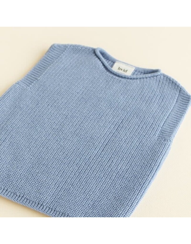 Hvid Harvey Vest Light Blue