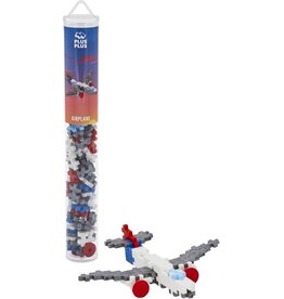 Plus Plus Tube vliegtuig 100 stuks