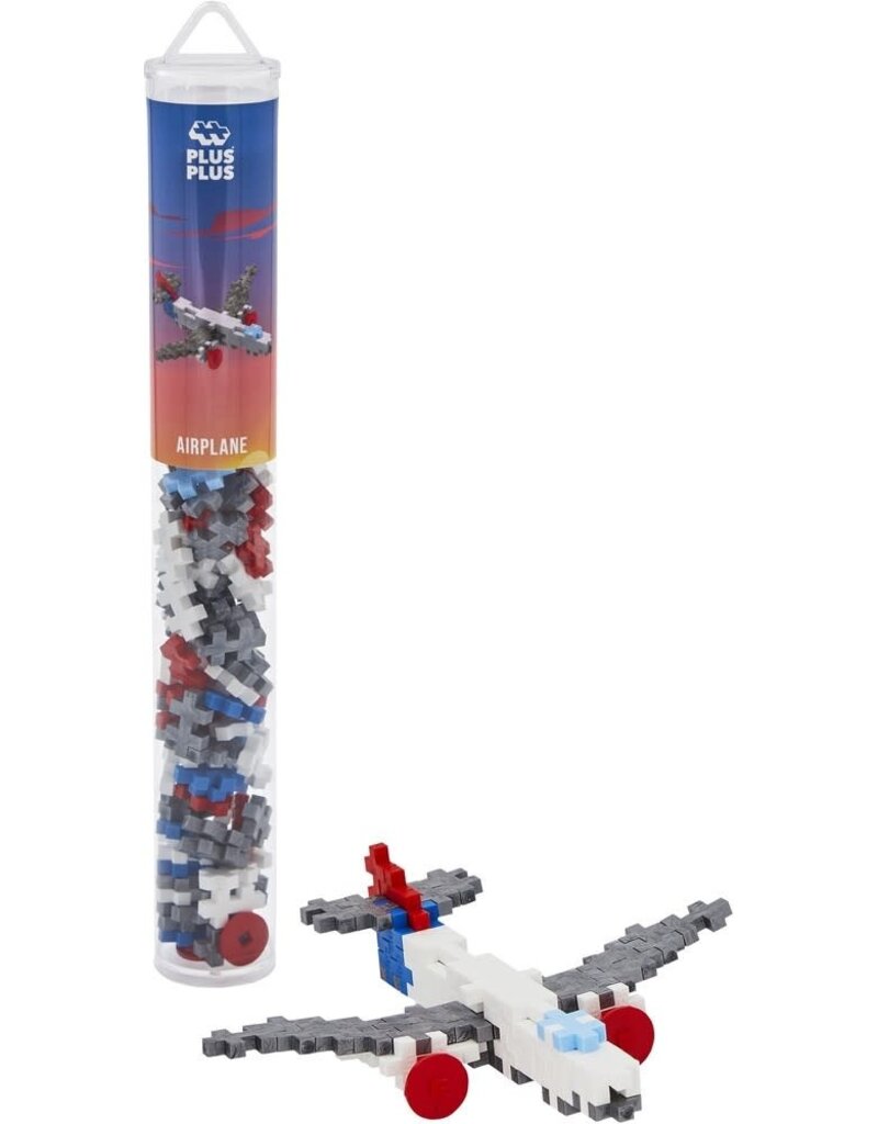 Plus Plus Tube vliegtuig 100 stuks