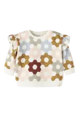 Lil' Atelier Dias Loose Sweater Coconut Milk