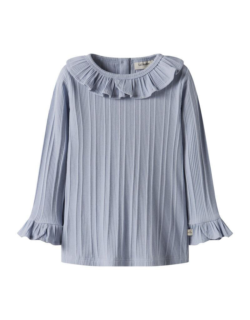 Lil' Atelier Tansy Slim Top Zen Blue