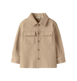Lil' Atelier Taru Loose Twill Shirt Irish Cream