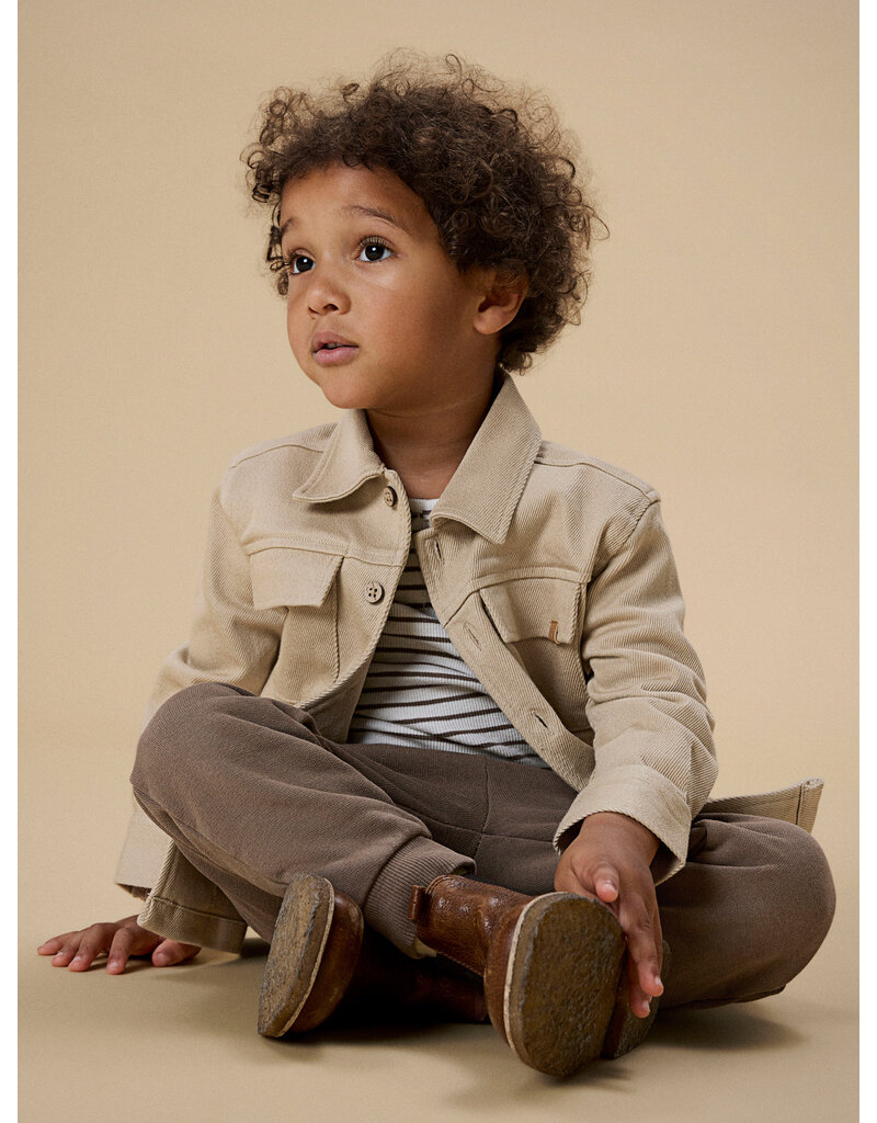 Lil' Atelier Taru Loose Twill Shirt Irish Cream