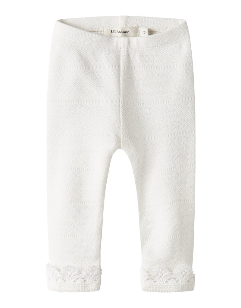 Lil' Atelier Tapia Slim Leggings Coconut Milk