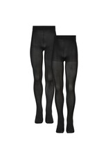 The New 2Pack Tights Glitter / Solid Black