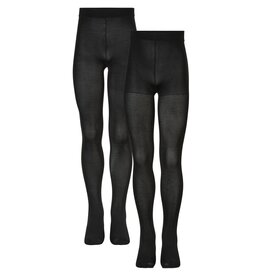 The New 2Pack Tights Glitter / Solid Black