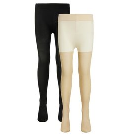 The New 2-Pack Tights Glitter / Solid Gold Glitter