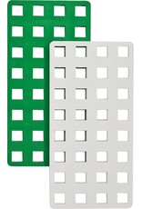 Plus Plus Bouwplaat groen/wit BIG Plus-Plus: 2 stuks