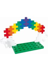 Plus Plus Bouwplaat groen/wit BIG Plus-Plus: 2 stuks