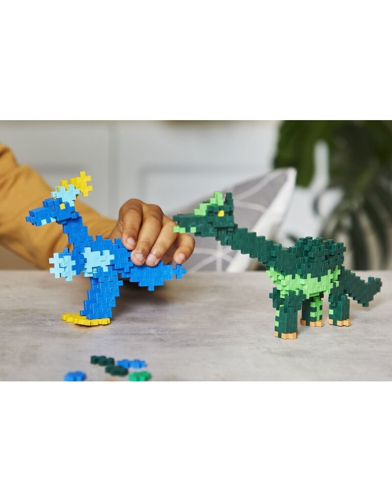 Plus Plus Learn to Build dino`s  600 stuks