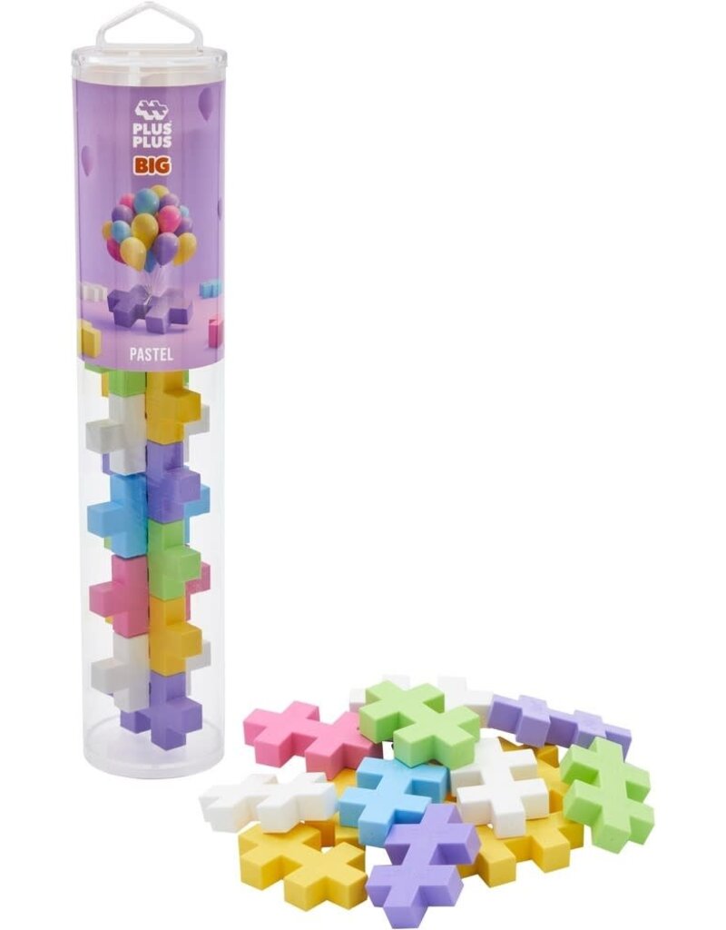 Plus Plus Tube Pastel BIG 15 stuks