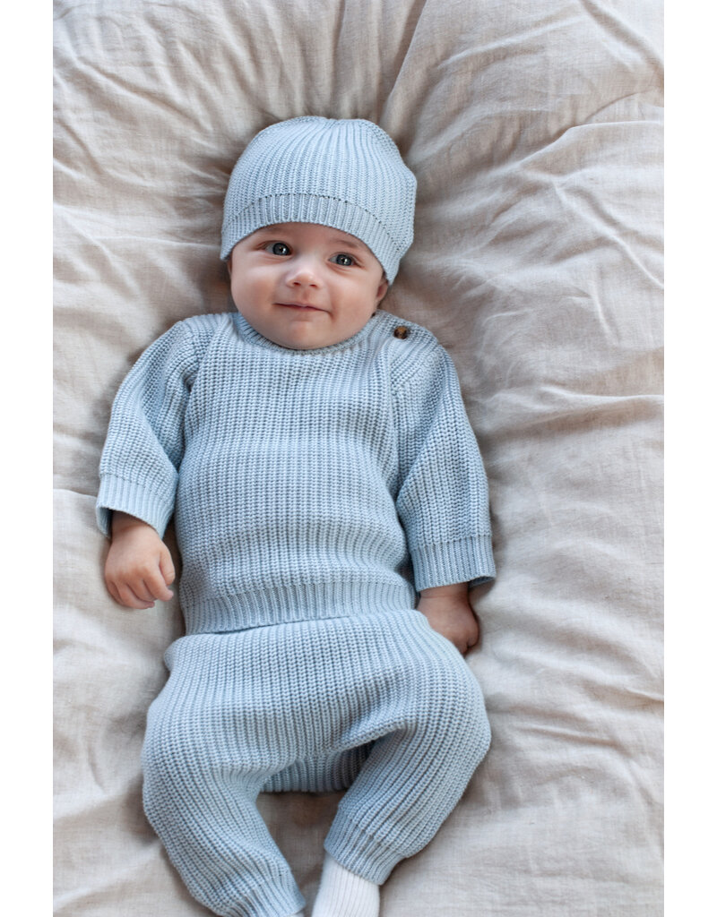 Feetje Sweater Gebreid Blauw - The Magic is in You