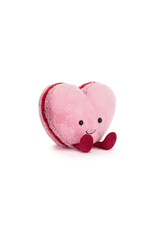 Jellycat Amuseables Colette Heart Macaron (Pink)