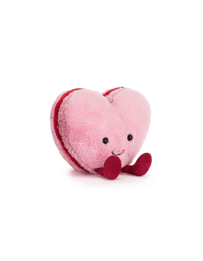 Jellycat Amuseables Colette Heart Macaron (Pink)