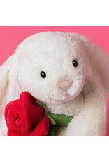 Jellycat Cream Bunny with Rose
