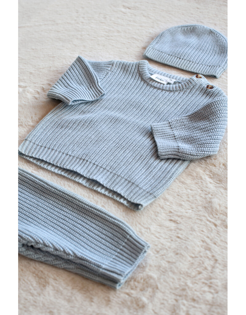 Feetje Sweater Gebreid Blauw - The Magic is in You