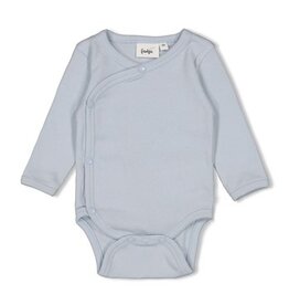 Feetje Wikkelromper Rib Blauw - The Magic is in you