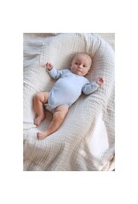 Feetje Wikkelromper Rib Blauw - The Magic is in you