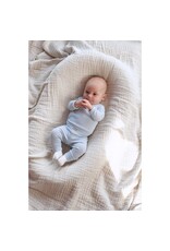 Feetje Wikkelromper Rib Blauw - The Magic is in you