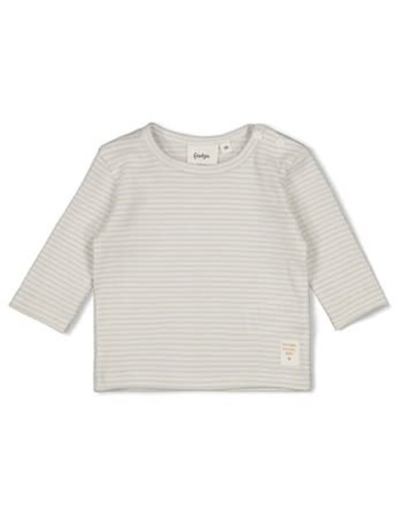 Feetje Longsleeve Rib met Streep Blauw - the Magic is in You