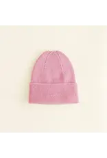Hvid Beanie Fonzie (0-6M) Cotton Candy