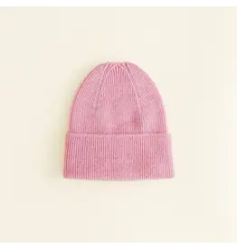 Hvid Beanie Fonzie (0-6M) Cotton Candy